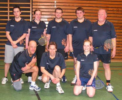 TURAs zweite Badminton-Mannschaft