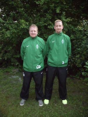 Das neue Trainergespann Andreas Zimmermann (links) und Tobias Durlach