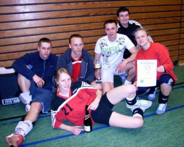 Sieger beim Volleyballturnier: TURAs "Sixpack"