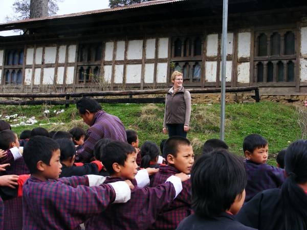 Schule in Chendebji (Bhutan)