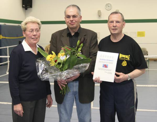 Tura-Abteilungsleiter Herwig Claußen (rechts) und Ehefrau Jutta