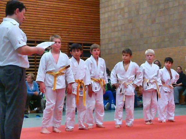 Tura-Judoka beim Halbfinale der "Kids-Liga" im Judo.