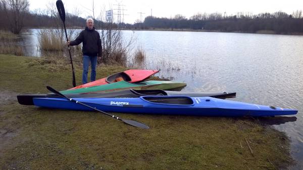 Marcus Schmietendorf leitet das Kanurennsporttraining bei Tura am Grambker Sportparksee. Foto: Tura