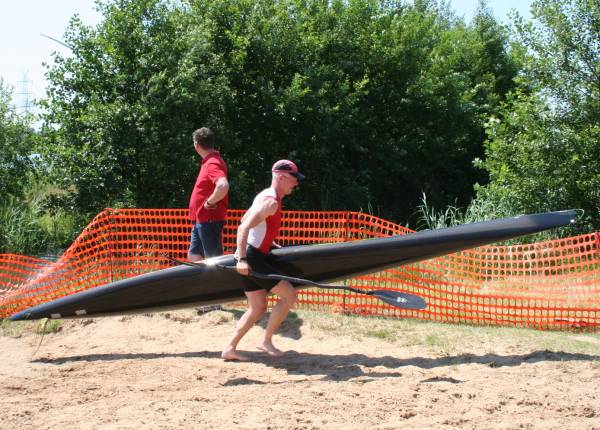 Marcus Schmietendorf (Tura) beim Quadrathlon