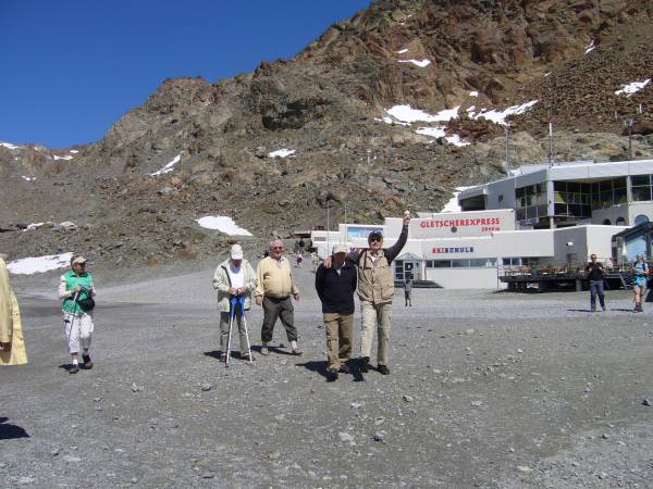 Mitteldstation des Pitztal-Gletscher